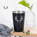 NorthernEurope Ins Industry Style 304 Stainless Steel Spray Paint Beer Cup Cold Water Drinks Cup Household Office Use Gargle Cup