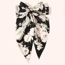 New Women Large Bow Hairpin Summer Chiffon Big Bowknot Stain Bow Barrettes Women Solid Color Ponytail Clip Hair Accessories