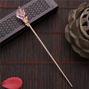 Vintage Chinese Style Hairpins Hair Stick Women Metal Glaze Hair Fork Hair Chopsticks Woman Jewelry Hair Clip Accessories 2021