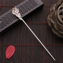 Vintage Chinese Style Hairpins Hair Stick Women Metal Glaze Hair Fork Hair Chopsticks Woman Jewelry Hair Clip Accessories 2021