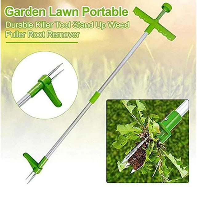 Root Remover Long Handle Lightweight Claw Weeder Manual Outdoor Yard Stand Up Garden Lawn Grass Puller Weed Killer Tool Dropship