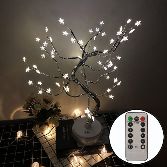 Coquimbo 36/108 LEDs Nachtlicht Bonsai Baum Licht Gypsophila Lichter Home Party Hochzeit Innendekoration Nachtlicht