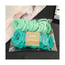 50Pcs/Set Women Girls 4CM 2CM Colorful Nylon Elastic Hair Bands Ponytail Holder Rubber Bands Scrunchie Headwear Hair Accessories