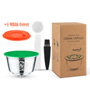 ICafilas3rd Reusable Dolce Gusto Coffee Capsule 3rd Plastic Refillable Dolce Gusto Coffee Capsule Fit for Nescafe Coffee Machine