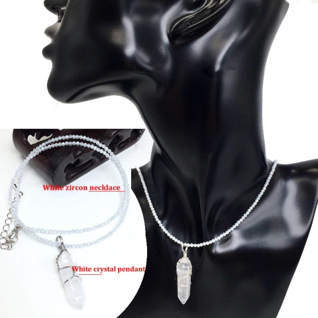 Mix Kristallstein Opal Malachit Lapis Grün Howlith Stein Onyx Rosenrosa Quarz Karneol Facettierte Perle Twining Anhänger 1PCS