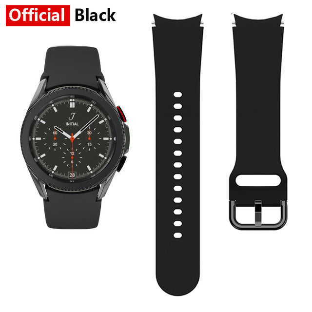 20 mm Uhrenarmband für Samsung Galaxy Watch 4 Classic 46 mm 42 mm Smartwatch Silikon Sportarmband Galaxy Watch 4 44 mm 40 mm Armband