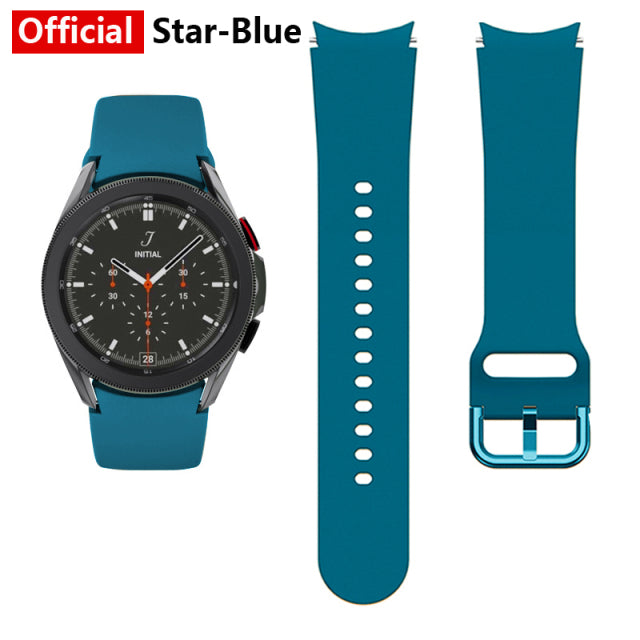 20mm watch Band For Samsung Galaxy Watch 4 classic 46mm 42mm smartwatch Silicone Sports Bracelet Galaxy Watch 4 44mm 40mm Strap