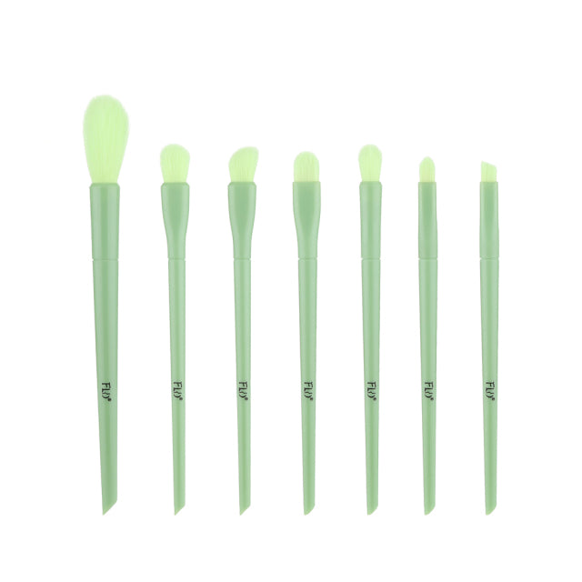 FLD Candy Makeup Brushes Set Face Foundation Powder Eye Shadow Eyebrow Highlight Kabuki Blending Brush Beauty Cosmetic Tools