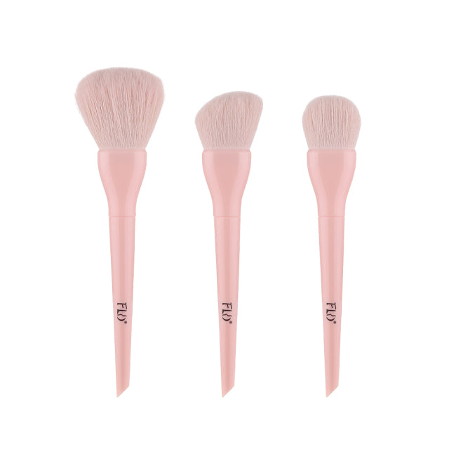 FLD Candy Makeup Brushes Set Face Foundation Powder Eye Shadow Eyebrow Highlight Kabuki Blending Brush Beauty Cosmetic Tools