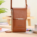 Women Bags Soft Leather Wallets Touch Screen Cell Phone Purse Crossbody Shoulder Strap Handbag for Female Cheap Women&