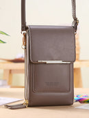 Women Bags Soft Leather Wallets Touch Screen Cell Phone Purse Crossbody Shoulder Strap Handbag for Female Cheap Women&