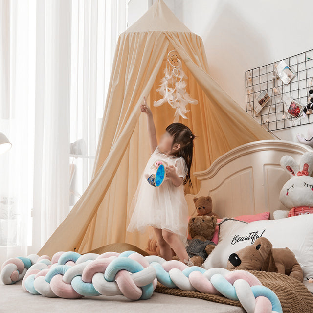 Kids Mosquito Net Baby Crib Curtain Hanging Tent Home Decoration Living Room Bedroom Corner Bed Decor Girl Princess Mosquito Net