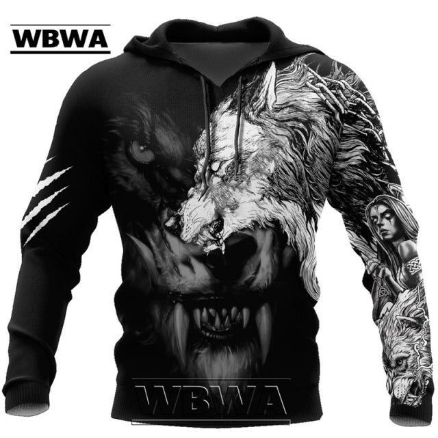 Brand Fashion Herbst Löwe Hoodies White Tiger Skin 3D All Over Printed Herren Sweatshirt Unisex Zip Pullover Freizeitjacke