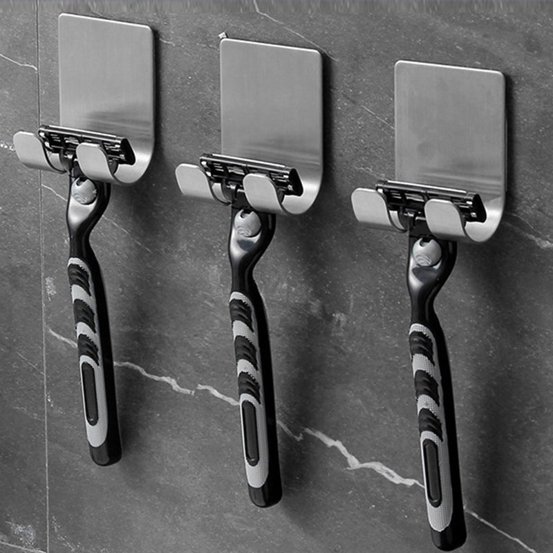 1PC Stainless Steel Razor Holder Wall Men Shaving Shaver Shelf Storage Hook Shaving Razor Storage Rack Bathroom Organizer Hanger