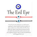 Classic Amulet Evil Nazar Eye Charm Bracelet Red Black String Rope Braided Friendship Bracelets for Women Statement Jewelry