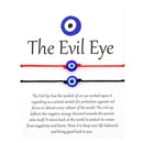 Classic Amulet Evil Nazar Eye Charm Bracelet Red Black String Rope Braided Friendship Bracelets for Women Statement Jewelry