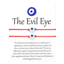 Classic Amulet Evil Nazar Eye Charm Bracelet Red Black String Rope Braided Friendship Bracelets for Women Statement Jewelry