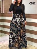 Vestido largo de verano para mujer, estampado de empalme Floral para banquete, cuello redondo, manga corta, ajustado, elegante, Sexy, para mujer, vestido largo Xl