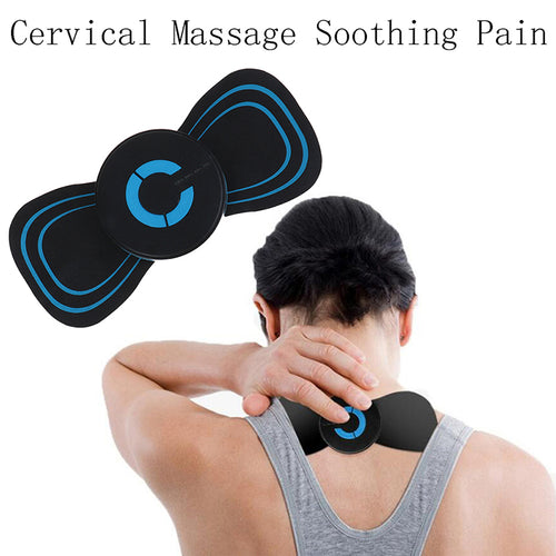 Tragbare multifunktionale Massagematte Halswirbelsäule Mini-Elektromassagegerät Mini-Rücken- und Schulter-Nacken-Körpermassagegerät