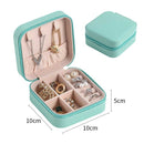 Mini Jewelry Display Case Ring Box Cabinet Armoire Portable Organizer Case Travel Storage Joyeros Organizador De Joyas