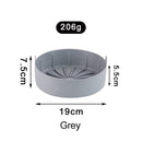 AirFryer Silicone Pot Square  Air Fryers Oven Baking Tray Bread Fried Chicken Pizza Basket Mat Replacemen Grill Pan Accessories