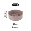 AirFryer Silicone Pot Square  Air Fryers Oven Baking Tray Bread Fried Chicken Pizza Basket Mat Replacemen Grill Pan Accessories