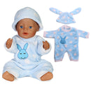 Cute Animal Embroidery Doll Clothes For 18 Inch American Doll Girl Toy 43 cm Born Baby Clothes Accessories Our Generation Nenuco