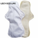 Lecy Eco Life reusable menstrual pads for heavy flow 1pc 13&quot; Flamingo printed night use, large size breathable women cloth pads