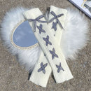 Women Knit Winter Leg Warmers Loose Style Lady Boot Knee High Boot Stockings Leggings Warm Boots Leg