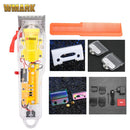 2021 WMARK Neues Modell NG-108 Wiederaufladbare Haarschneidemaschine Haarschneidemaschine Trimmer Transparente Abdeckung Weiße oder rote Basis 7300 U / min
