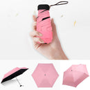 Lightweight Pocket Mini Umbrella Rain Women Windproof Durable 5 Folding Sun Umbrellas Portable Sunscreen Female Parasol Umbrella
