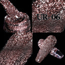 UR SUGAR 7.5ml Reflective Glitter Gel Nail Polish Winter Color Sparkling Sequins Soak Off UV LED Varnish Nail Art Decoration