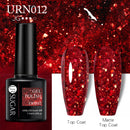 UR SUGAR 7.5ml Reflective Glitter Gel Nail Polish Winter Color Sparkling Sequins Soak Off UV LED Varnish Nail Art Decoration