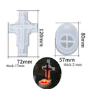 Molde de bandeja para copas de vino en forma de luna, moldes de silicona para candelabros, molde de resina epoxi de cristal DIY, molde de fundición de arcilla cerámica para decoración del hogar