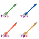 Espátula de silicona de cocina translúcida para cocinar masa raspar crema utensilios resistentes al calor herramientas de cepillo para hornear pasteles