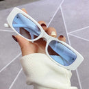 Rectangle Vintage Sunglasses Men Fashion Retro Punk Sun Glasses Male Brand Designer Luxury Small Frame Hip Hop Oculos De Sol