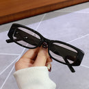 Rectangle Vintage Sunglasses Men Fashion Retro Punk Sun Glasses Male Brand Designer Luxury Small Frame Hip Hop Oculos De Sol