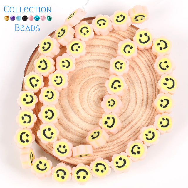 20-110 teile/los Smiley Tier Sonnenblume Form Spacer Polymer Clay Perlen Trommelperlen Für Schmuckherstellung DIY Handgemachte Accessoires