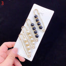 3Pcs/Set Double Pearl Brooch Pins Anti-fade Exquisite Elegant Brooches for Women Sweater Coat Summer Dress Decoration