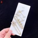 3Pcs/Set Double Pearl Brooch Pins Anti-fade Exquisite Elegant Brooches for Women Sweater Coat Summer Dress Decoration