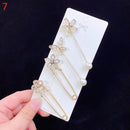 3Pcs/Set Double Pearl Brooch Pins Anti-fade Exquisite Elegant Brooches for Women Sweater Coat Summer Dress Decoration