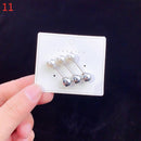 3Pcs/Set Double Pearl Brooch Pins Anti-fade Exquisite Elegant Brooches for Women Sweater Coat Summer Dress Decoration