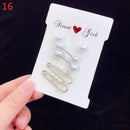 3Pcs/Set Double Pearl Brooch Pins Anti-fade Exquisite Elegant Brooches for Women Sweater Coat Summer Dress Decoration
