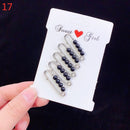 3Pcs/Set Double Pearl Brooch Pins Anti-fade Exquisite Elegant Brooches for Women Sweater Coat Summer Dress Decoration