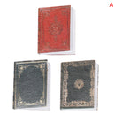 Hot！3pcs/set 1:12 Dollhouse Miniature Classical Book Scene Model Accessories Toys