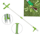 Root Remover Outdoor Weeder Portable Manual Garden Lawn Long Handled Aluminum Stand Up Weed Puller Lightweight
