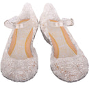 Toddler Infant Kids Baby Girls Wedge Cosplay Party Single Princess Shoes Sandals Children High Heel Girls Shoes Performance Prop