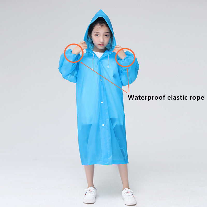 Chubasquero de EVA a la moda para niños, chubasquero impermeable grueso para niños, traje de lluvia impermeable