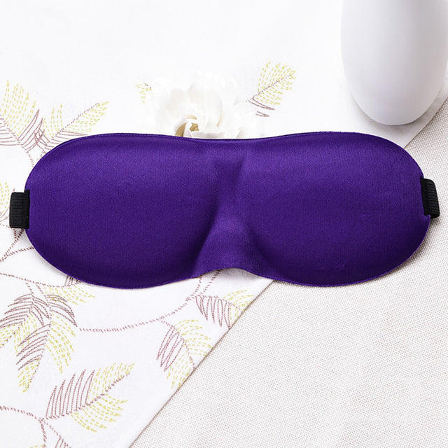 3D Sleeping eye mask Travel Rest Aid Eye Mask Cover Patch Paded Soft Sleeping Mask Blindfold Eye Relax Massager Beauty Tools