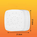 100pcs 9/8/7 Inch Air Fryer Liners Perforated Non-stick Mats Perforated Parchment Papers Steaming Basket Mat Baking for Kitchen